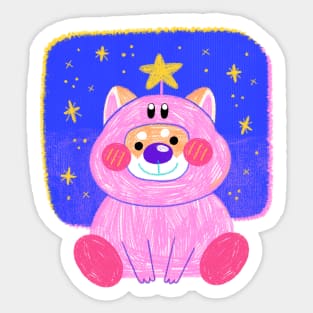 Kirby Dog Sticker